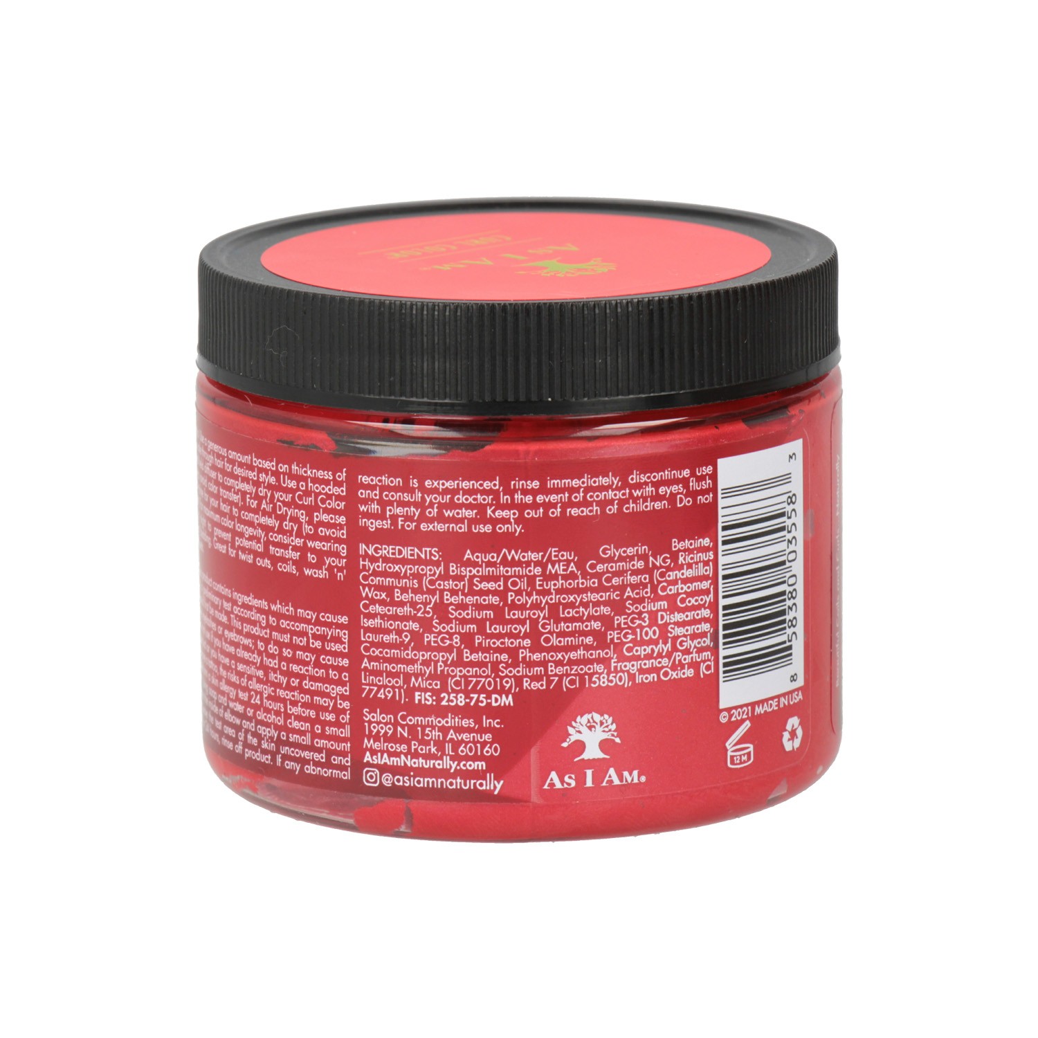 As I Am Curl Color Hot Red 182 gr