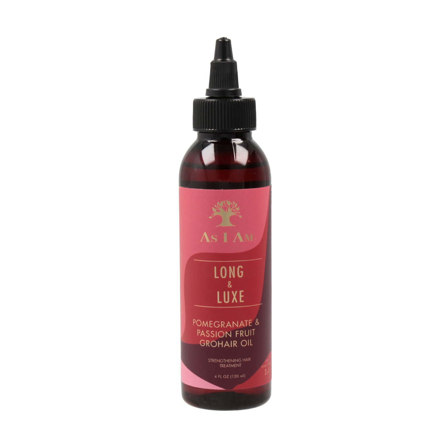 As I Am Long And Luxe Pomegranate Passion Fruit Grohair Oil 120 ml As I Am Long And Luxe Pomegranate Passion Fruit Grohair Oil 120 ml