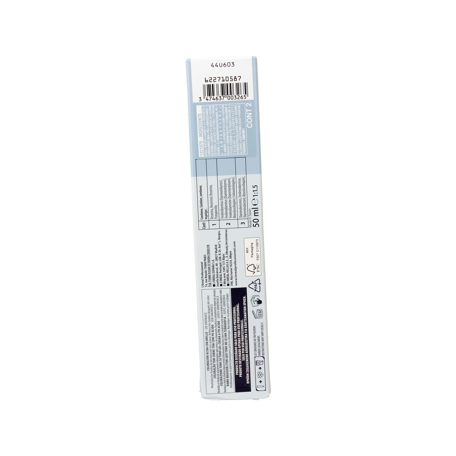 Loreal Dia Light Tinte Sin Amoníaco 50 ml Color 9.01