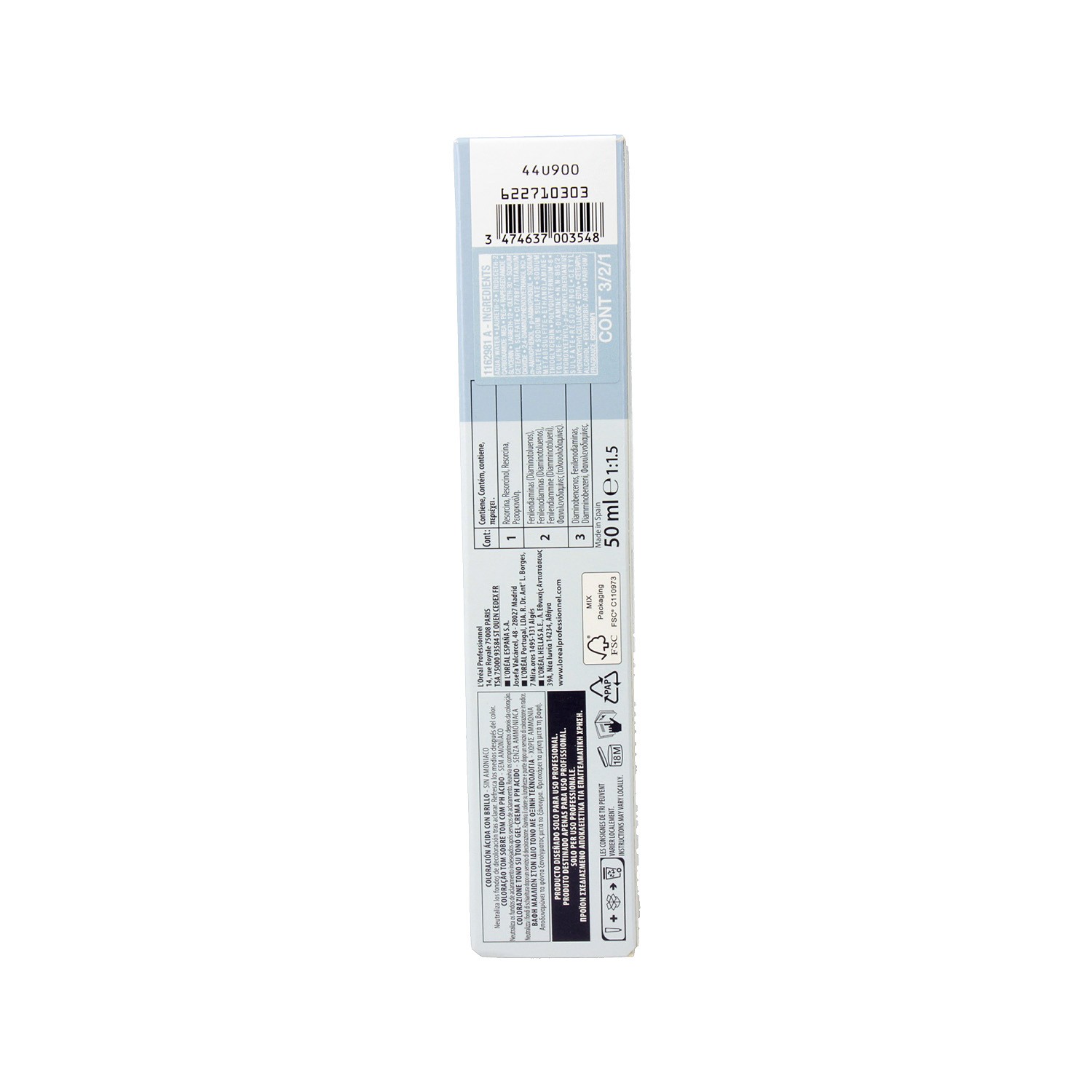 Loreal Dia Light Tinte Sin Amoníaco 50 ml Color 7.11