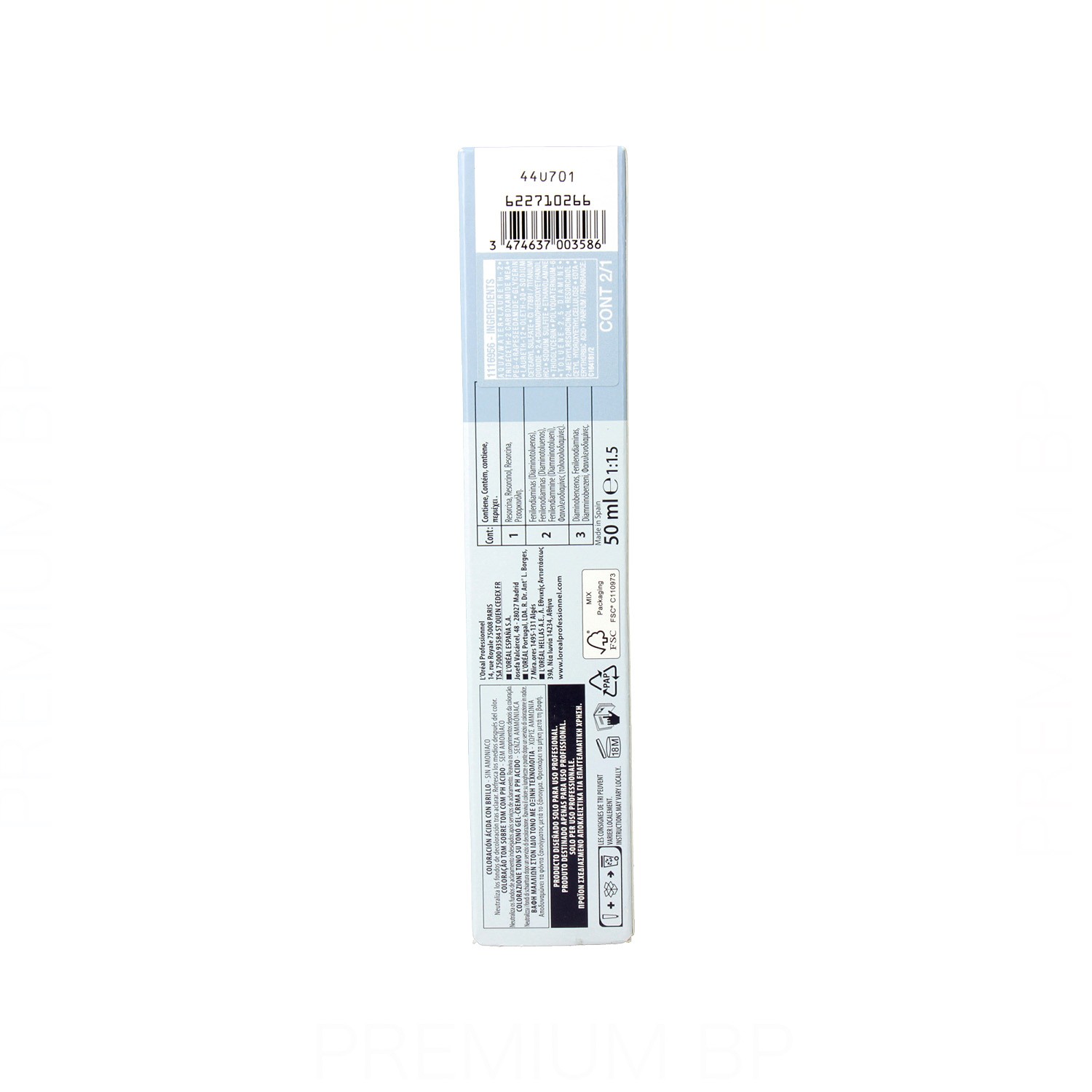 Loreal Dia Light Tinte Sin Amoníaco Color 6.1 50 ml