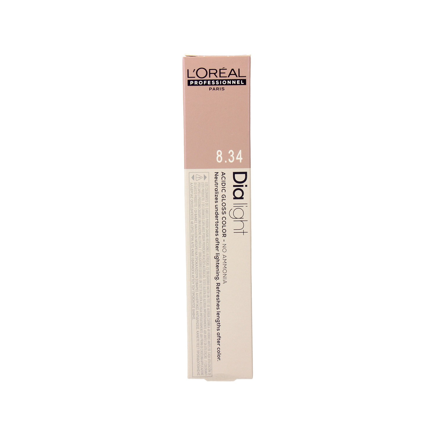 Loreal Dia Light Tinte Sin Amoníaco 50 ml Color 8.34 Loreal Dia Light Tinte Sin Amoníaco 50 ml Color 8.34