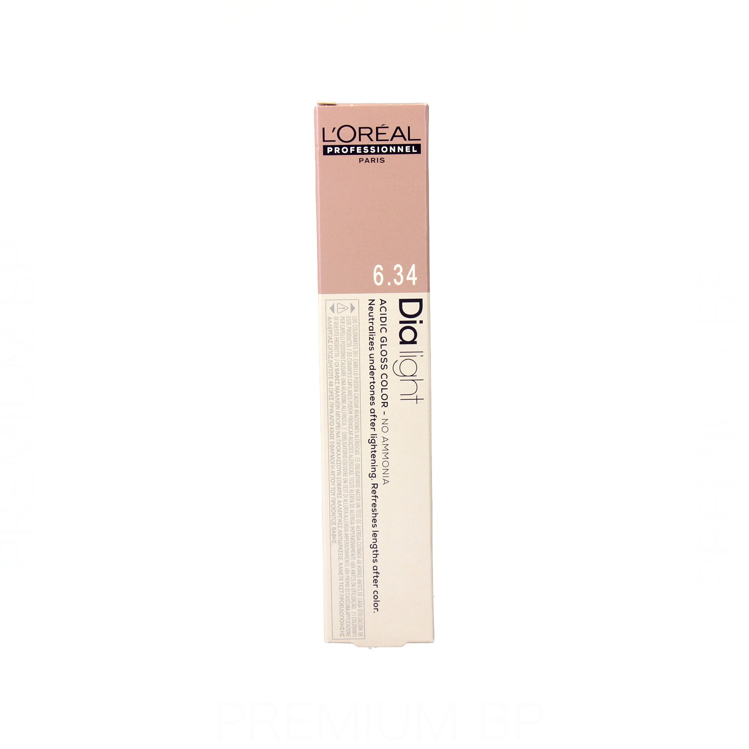 Loreal Dia Light Tinte Sin Amoníaco Color 6.34 50 ml Loreal Dia Light Tinte Sin Amoníaco Color 6.34 50 ml