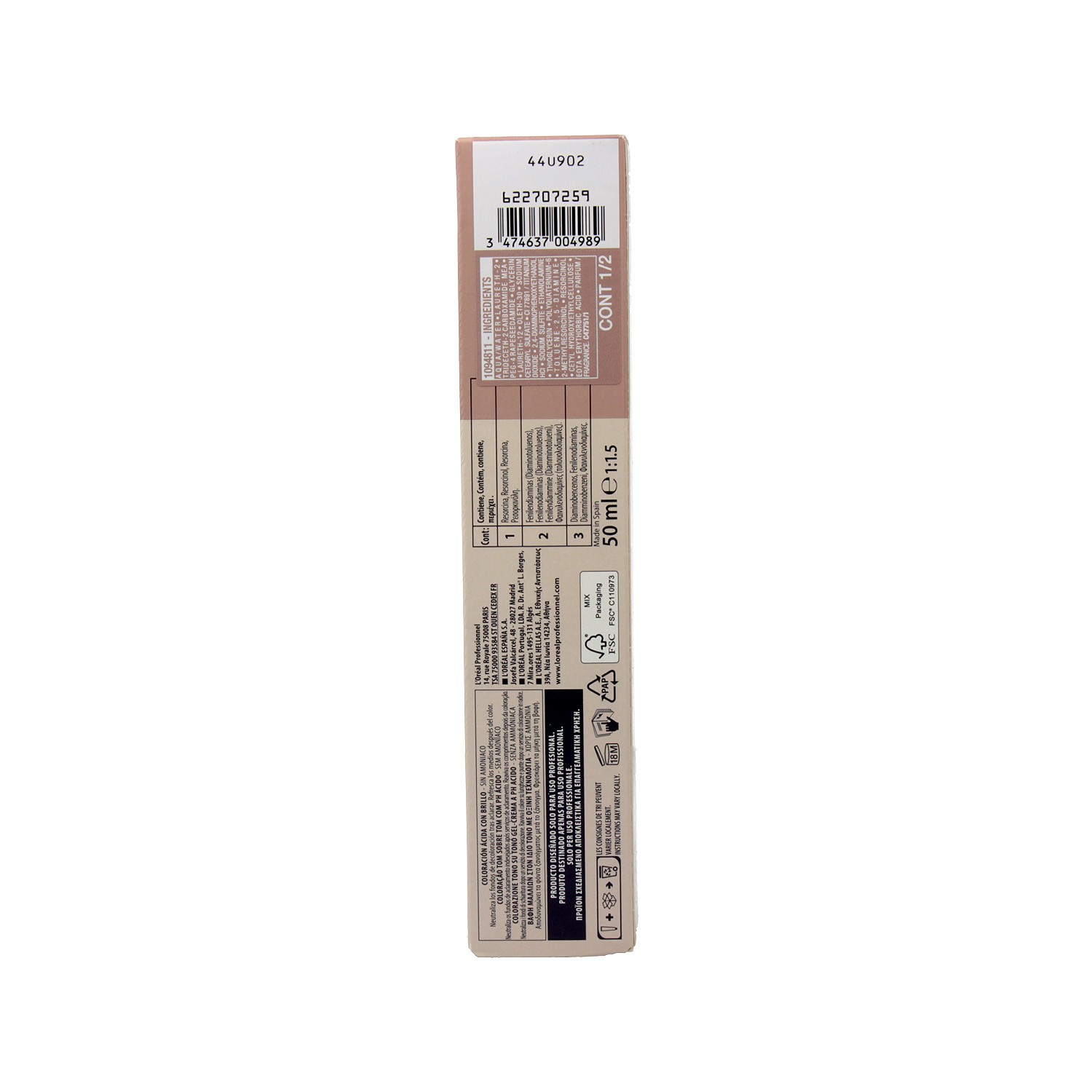 Loreal Dia Light Tinte Sin Amoníaco 50 ml Color 6.13
