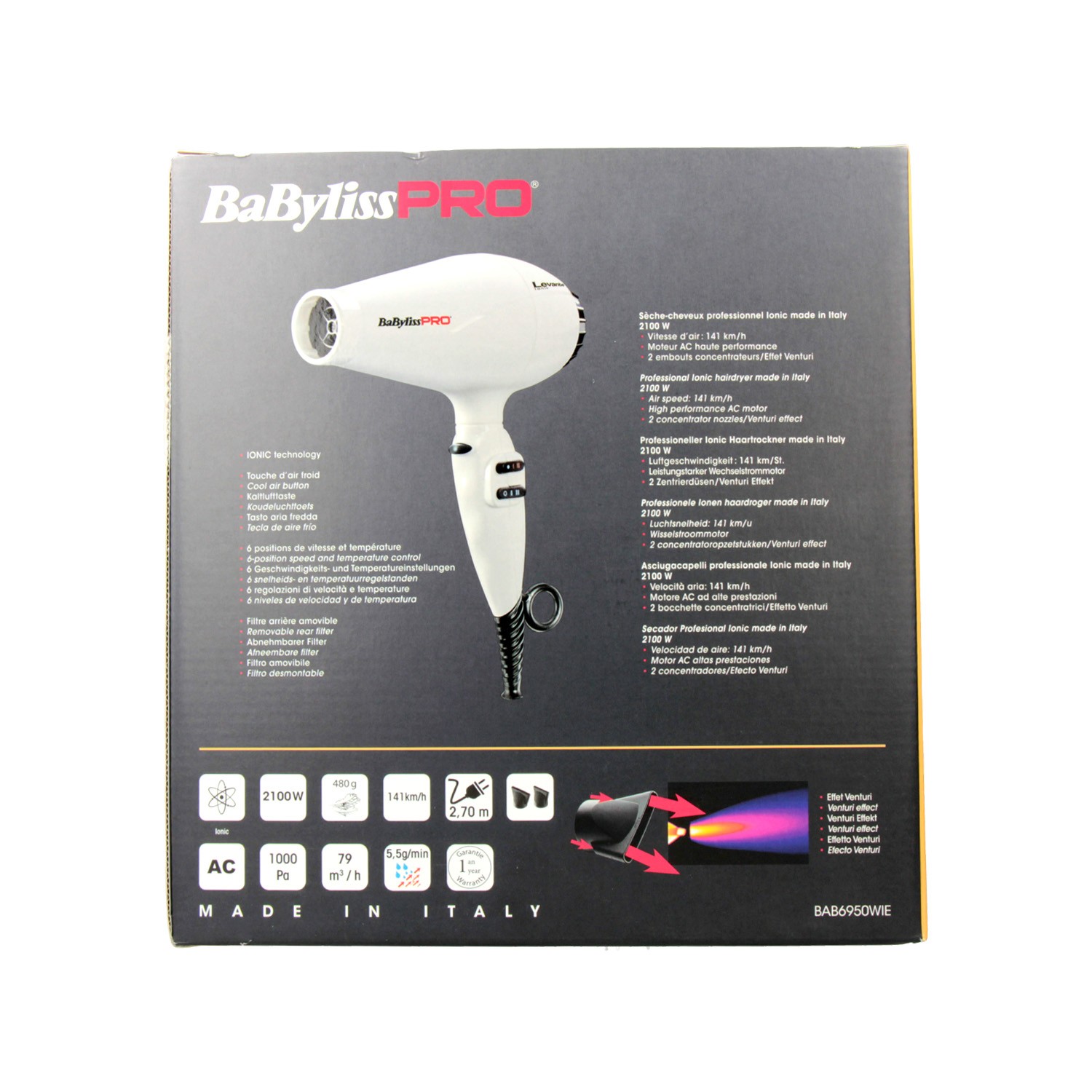 Babyliss Lift Sèche-linge Blanc