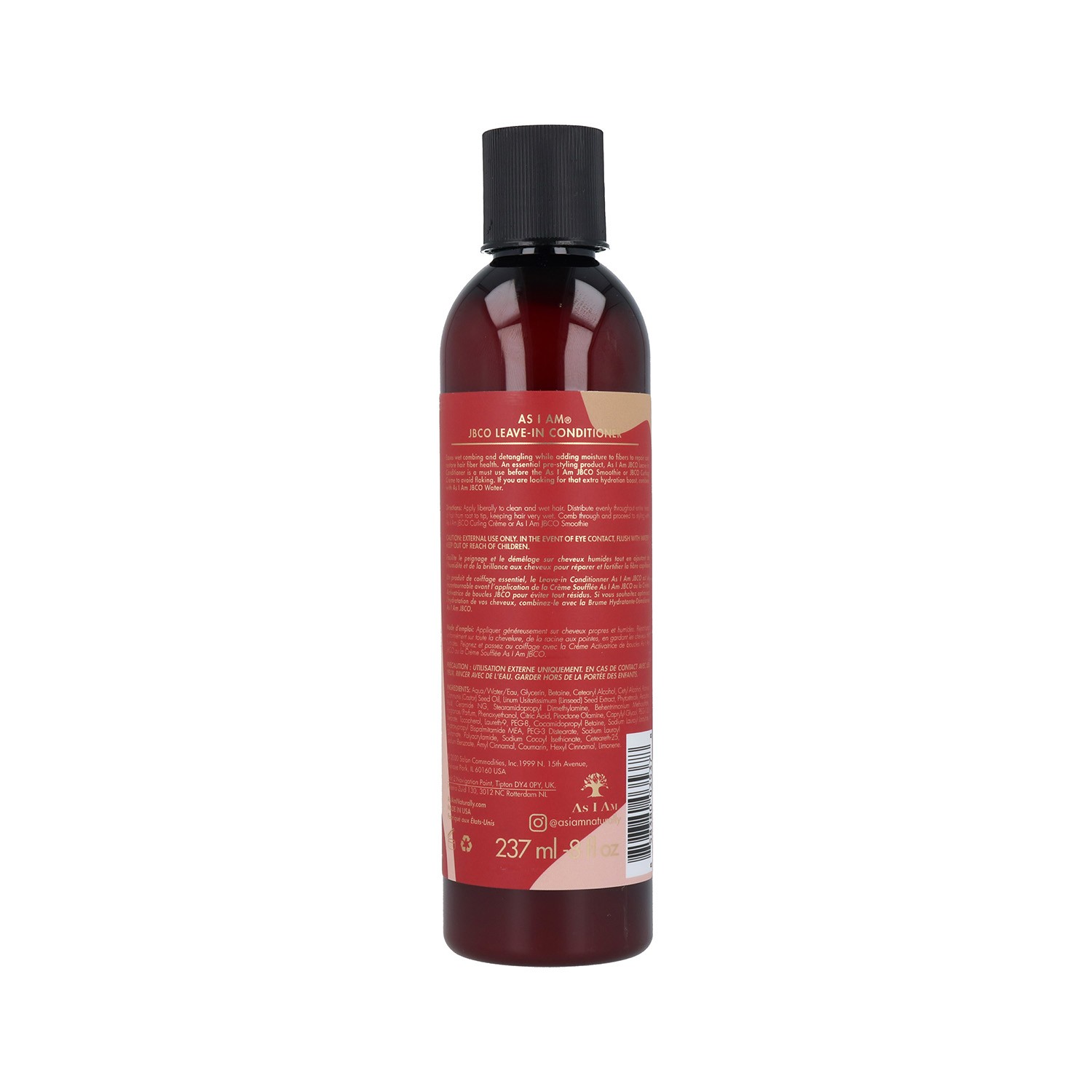 As I Am Jamaican Black Castor Oil Leave In Acondicionador 237Ml/8Oz