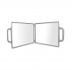 Muster Double Silver Professional Mirror With Handles