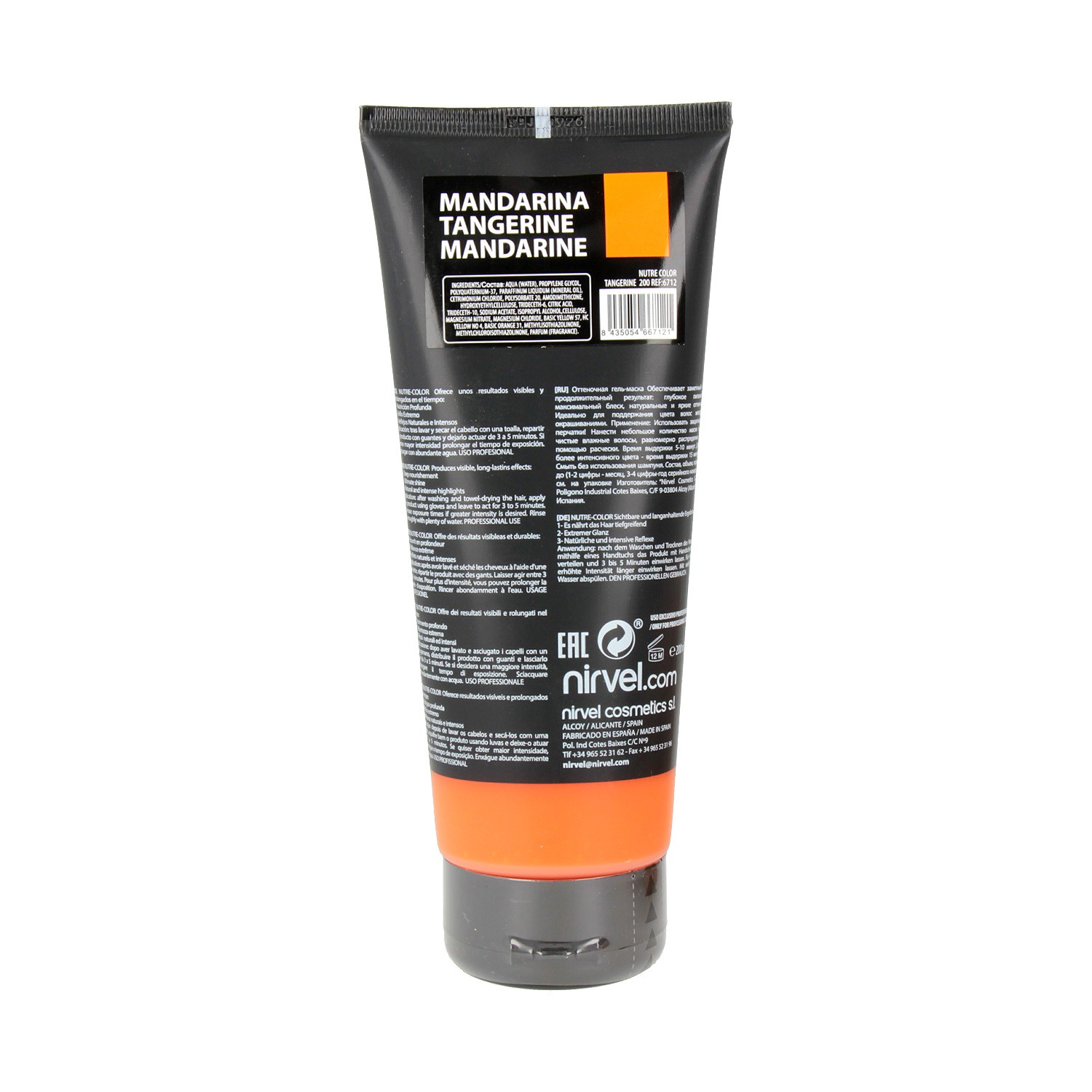 Nirvel Nutre Colore Fluor Mandarina 200 ml