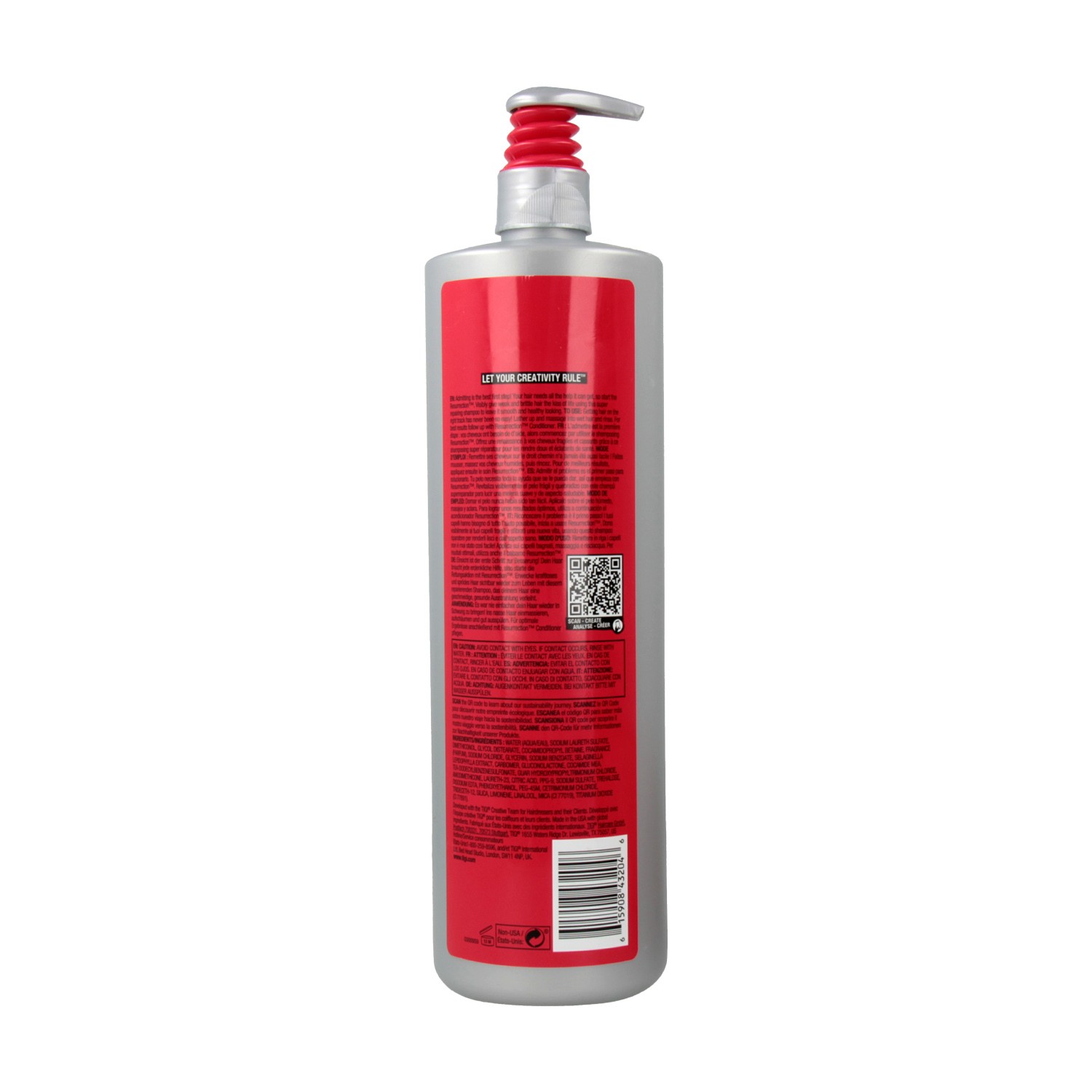 Shampoo Tigi Bed Head Resurrection Super Repair Back 970 ml