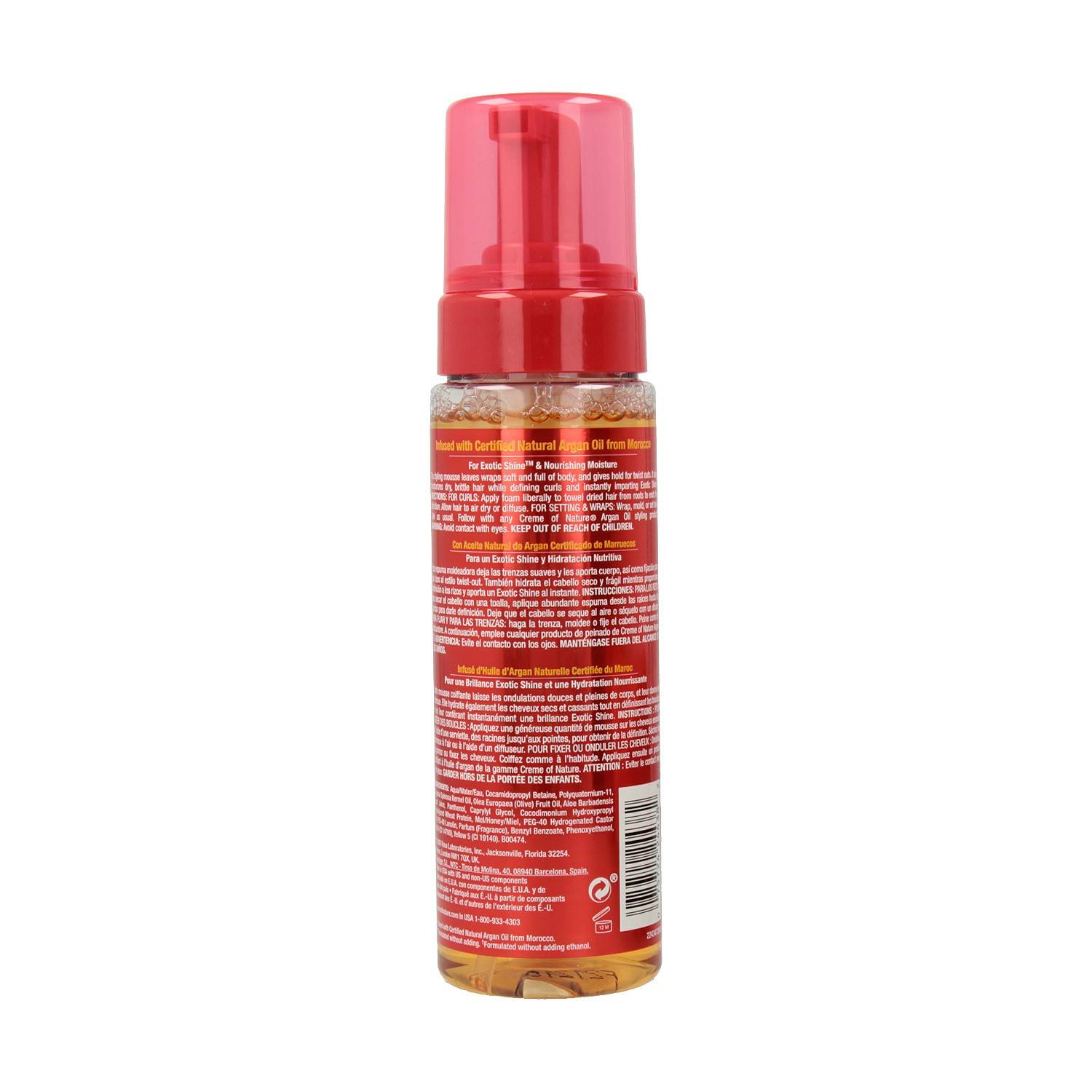 Creme Of Nature Argan Oil Foaming Mousse 207 ml