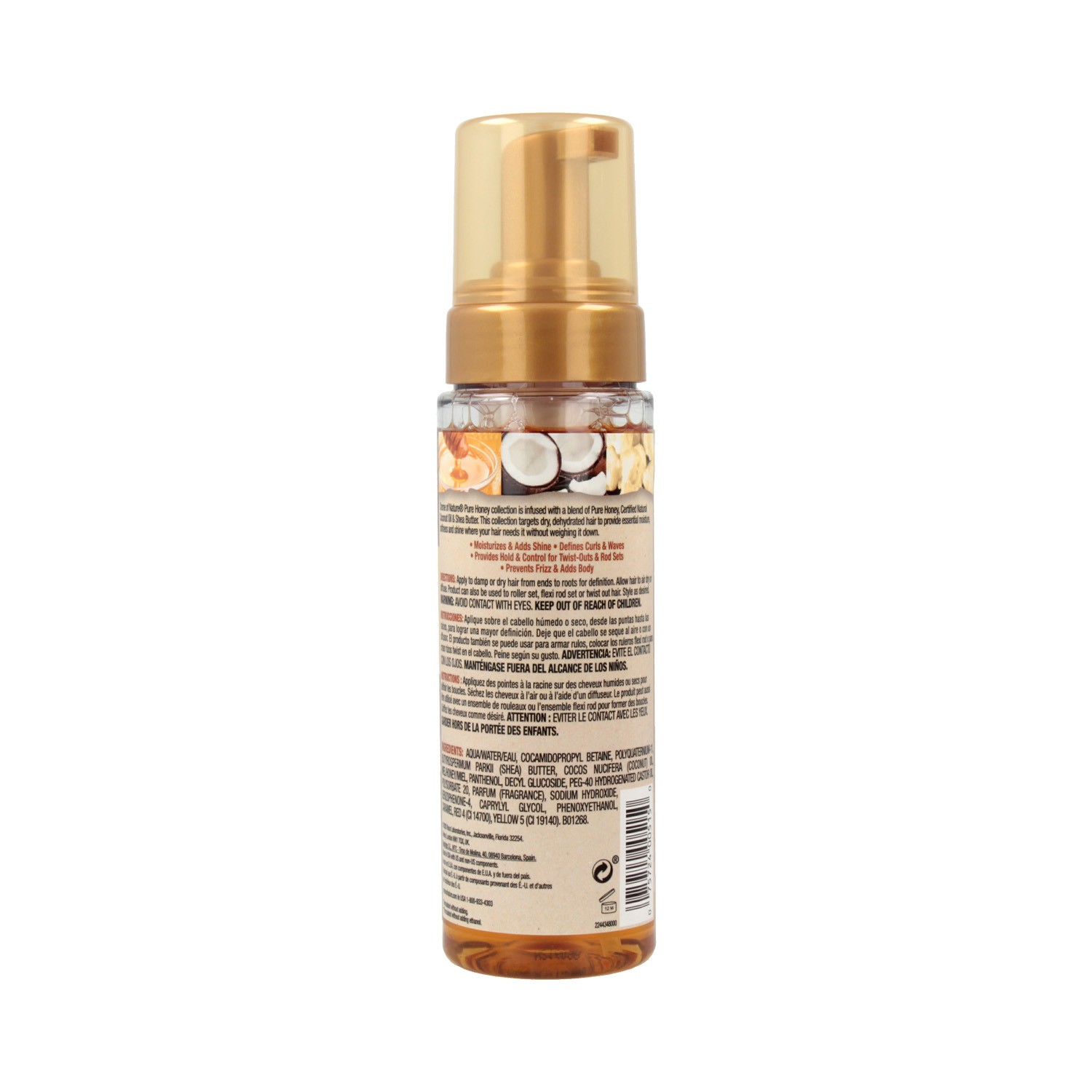 Creme Of Nature Pure Honey Foaming Mousse 207 ml