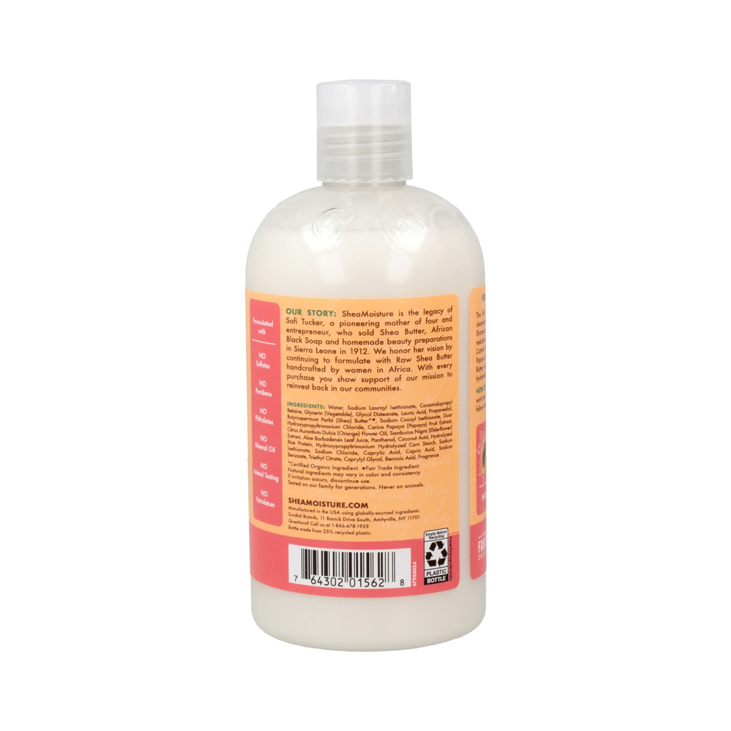 Shea Moisture Papaya Neroli Frizz Control Champú 384 ml