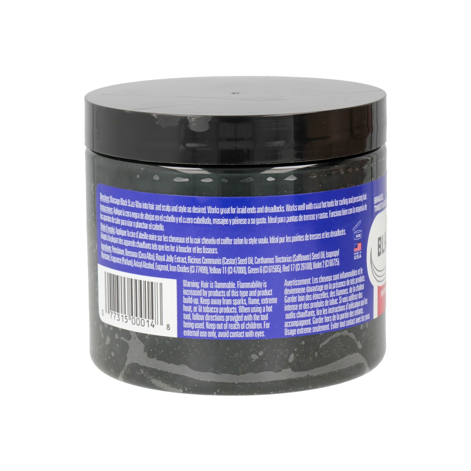 Dax Black Bees Wax Fortified With Royal Jelly Pure Beeswax Cera 397 gr