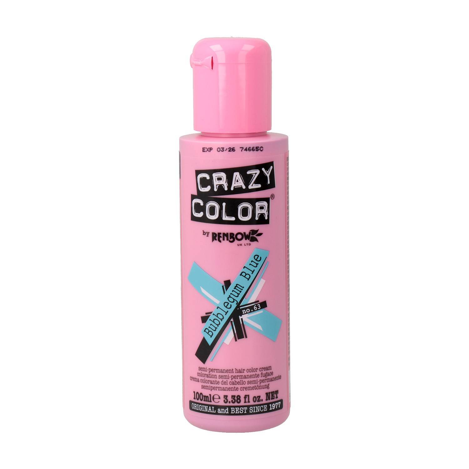 Crazy Color 63 Bubblegum Blue 100 ml