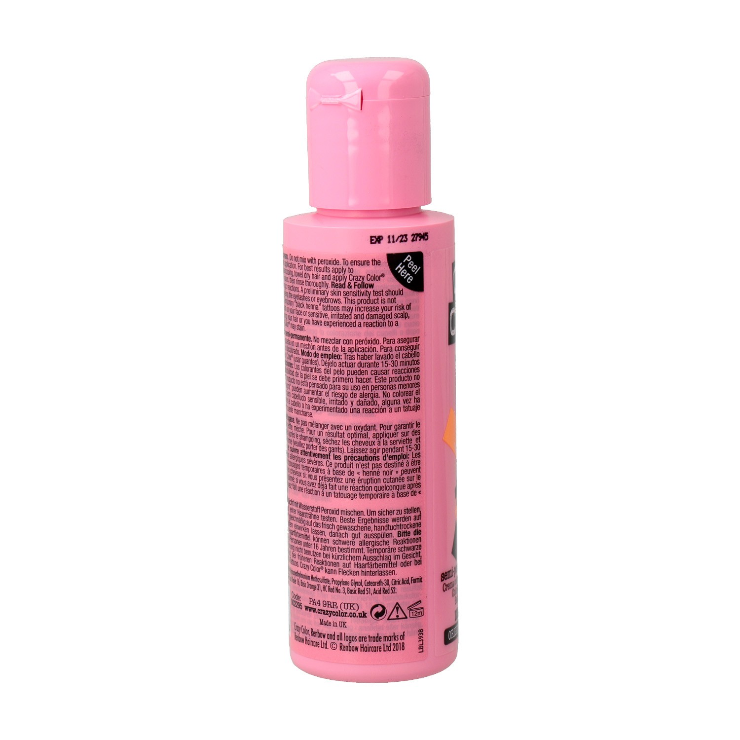 Crazy Color 76 Anarchy Uv Naranja 100 ml