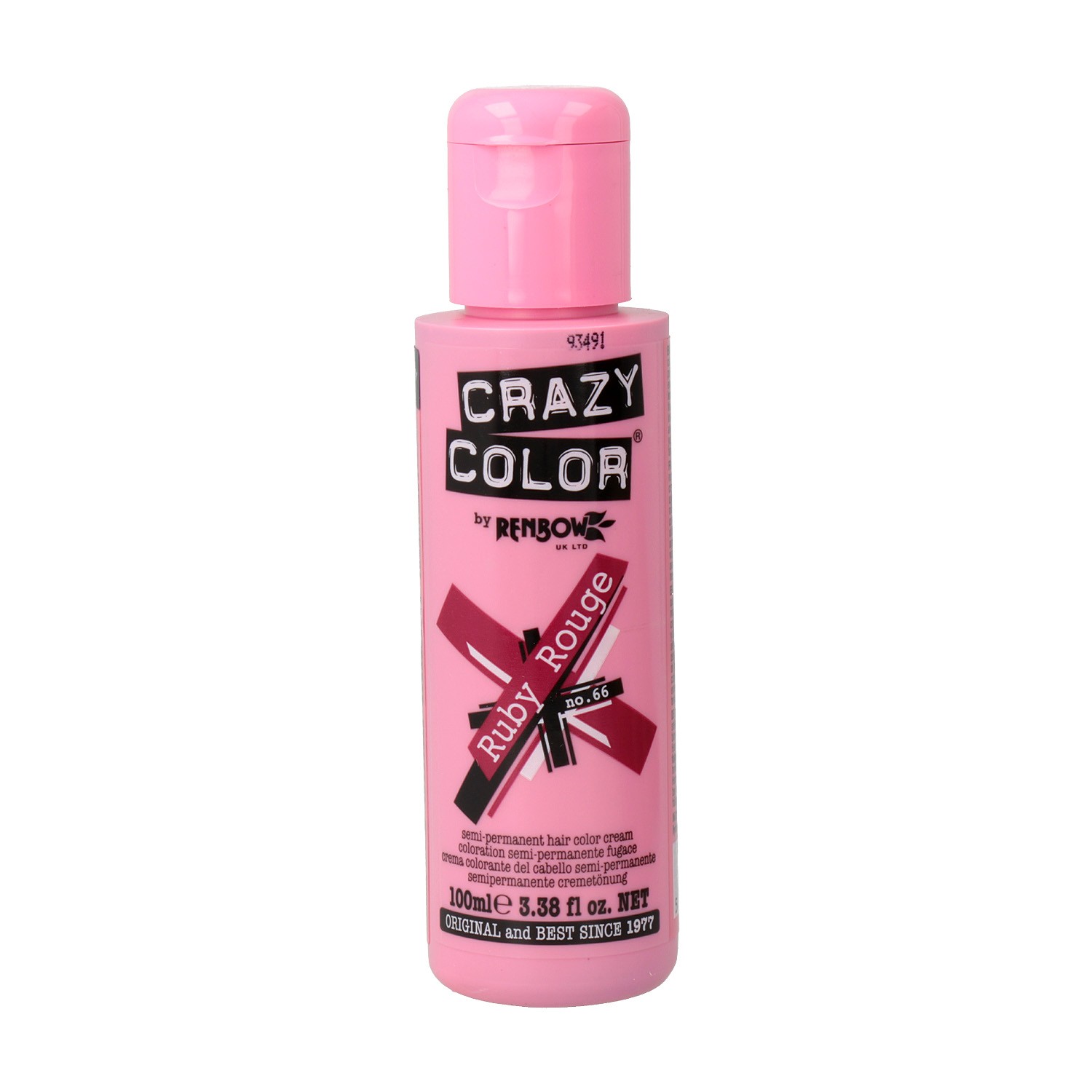 Crazy Color 66 Ruby Rouge 100 ml Crazy Color 66 Ruby Rouge 100 ml