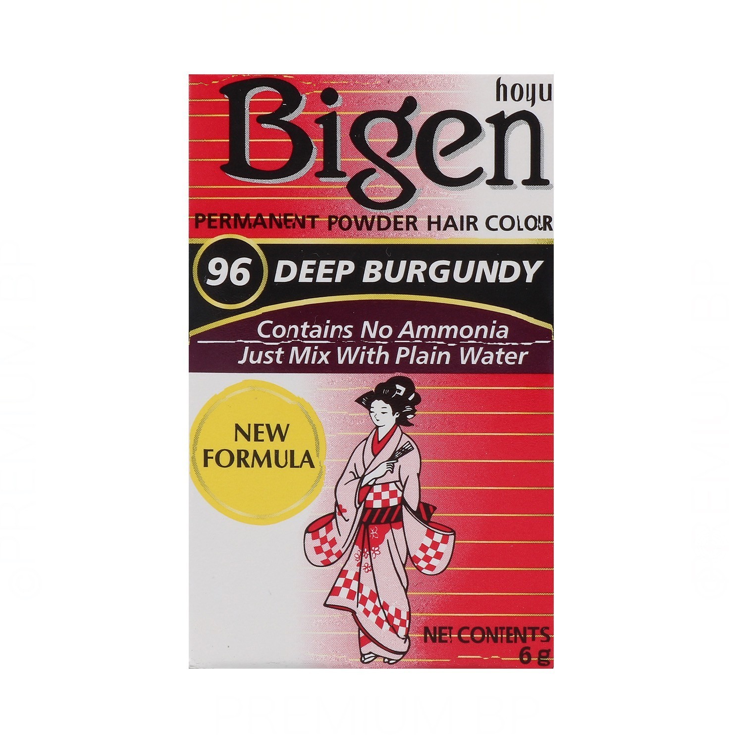 Bigen 96 Borgoña 6 gr Bigen 96 Borgoña 6 gr