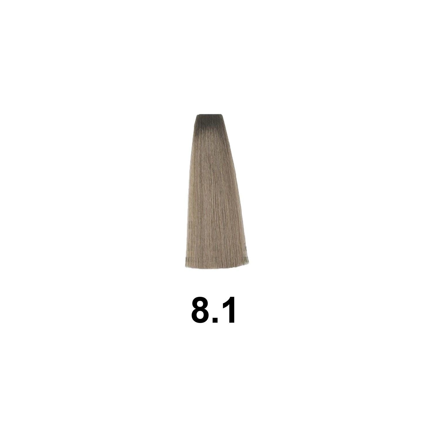 Exitenn Color Creme 60ml, Cor 8,1 Rubio Claro Cinzas