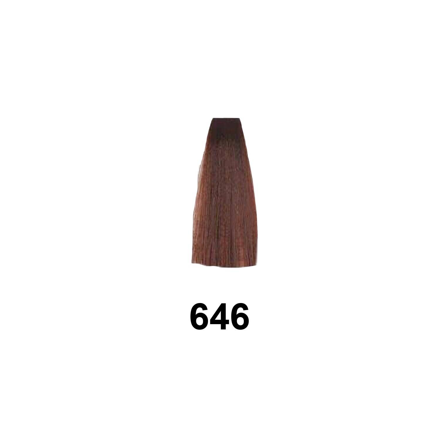 Exitenn Color Creme 60ml, Color 646 Rubio Oscuro Cobre Rojizo