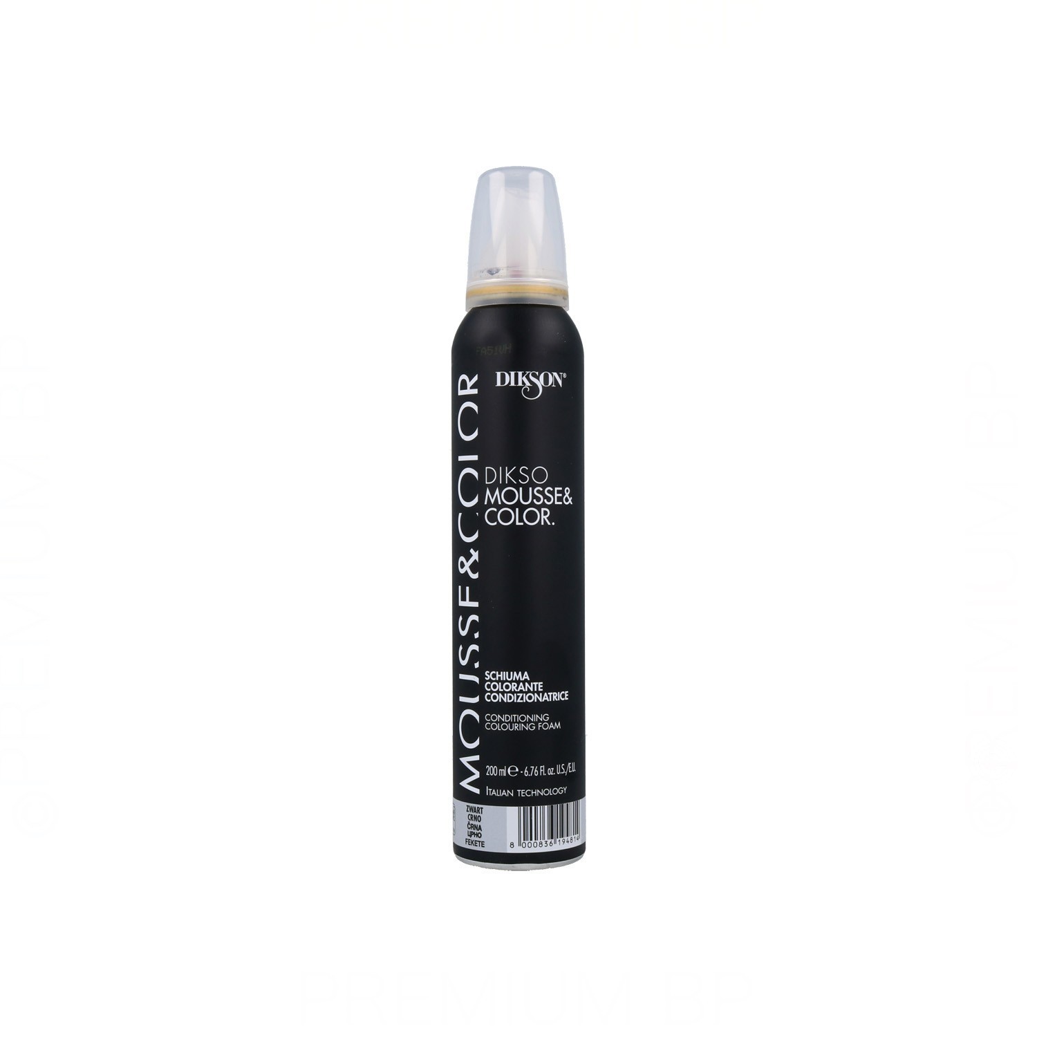 Dikson Mousse Color Balck 200 ml