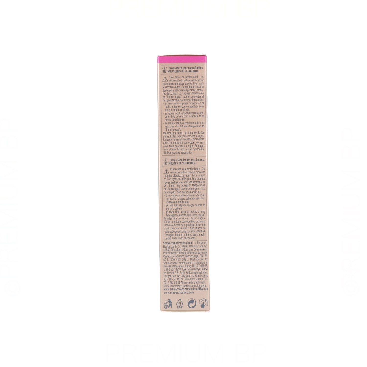 Schwarzkopf Blondme Toning Intense (Dt) Leche Achocolatada 60 ml
