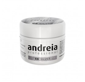 Andreia Gel Peinture Argent 04 4 ml