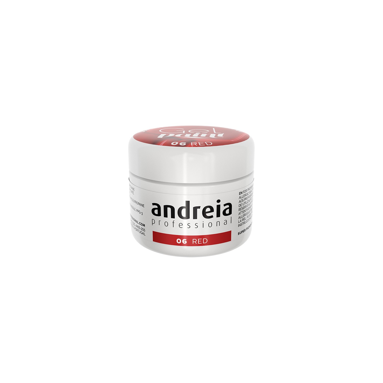 Andreia Gel Peinture Rouge 06 4 ml