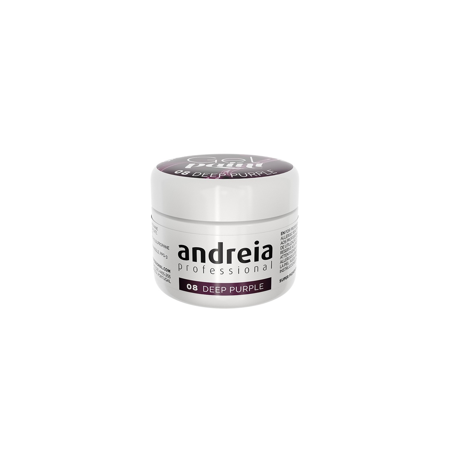 Andreia Gel Peinture Deep Purple 08 4 ml