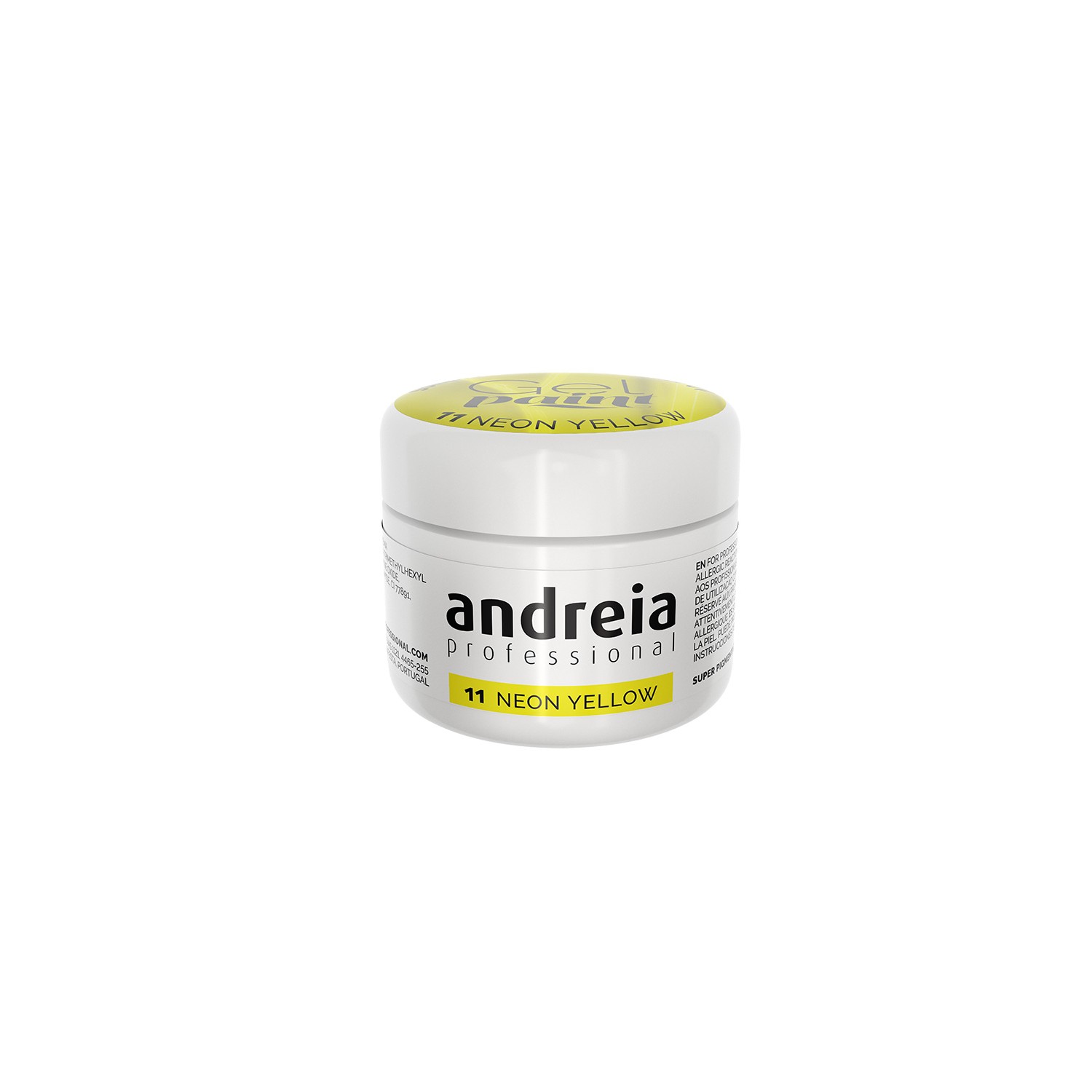 Andreia Gel Peinture Jaune Fluo 10 4 ml