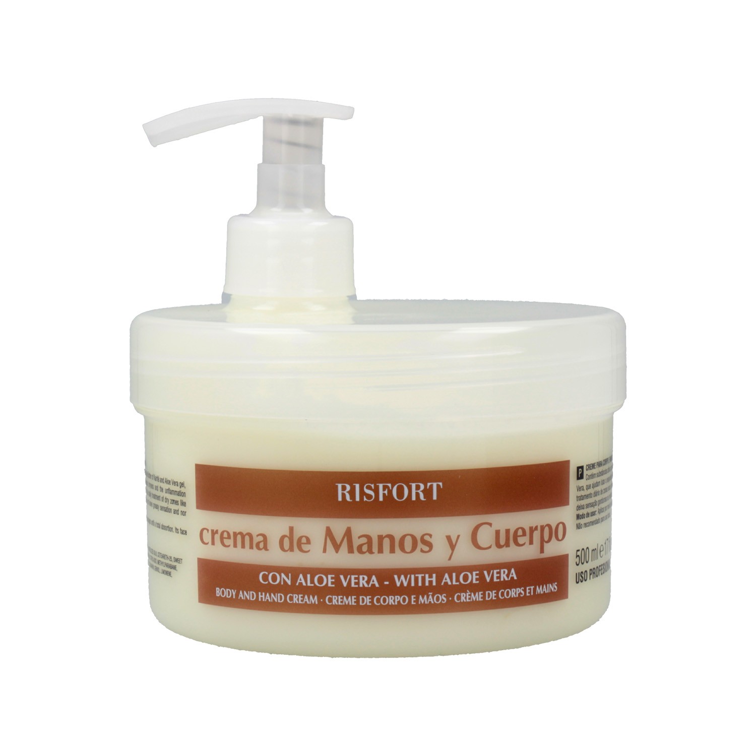Risfort Aloe vera Crème Mains Et Corps 500 ml