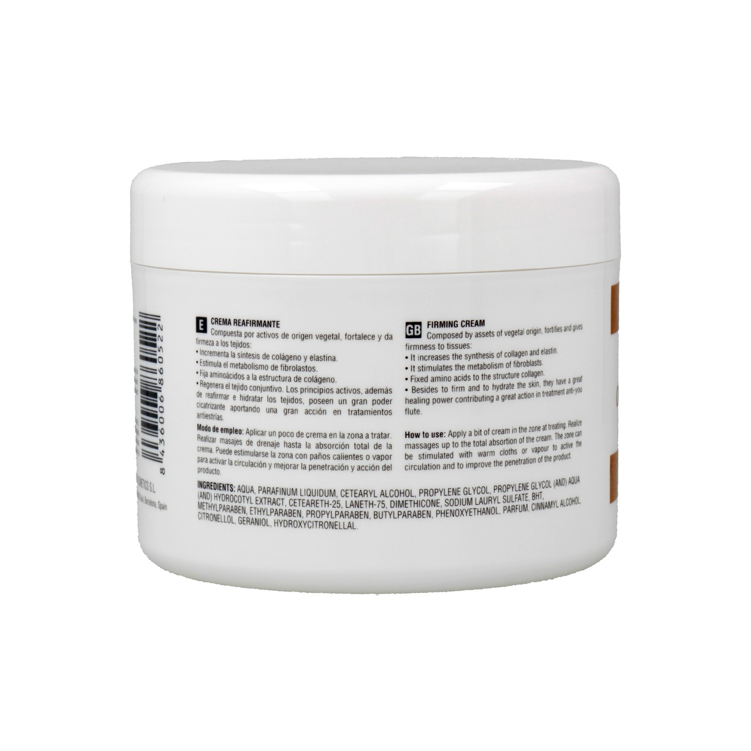 Risfort Reafirmante Con Extracto de Centella Asiática Crema 500 ml