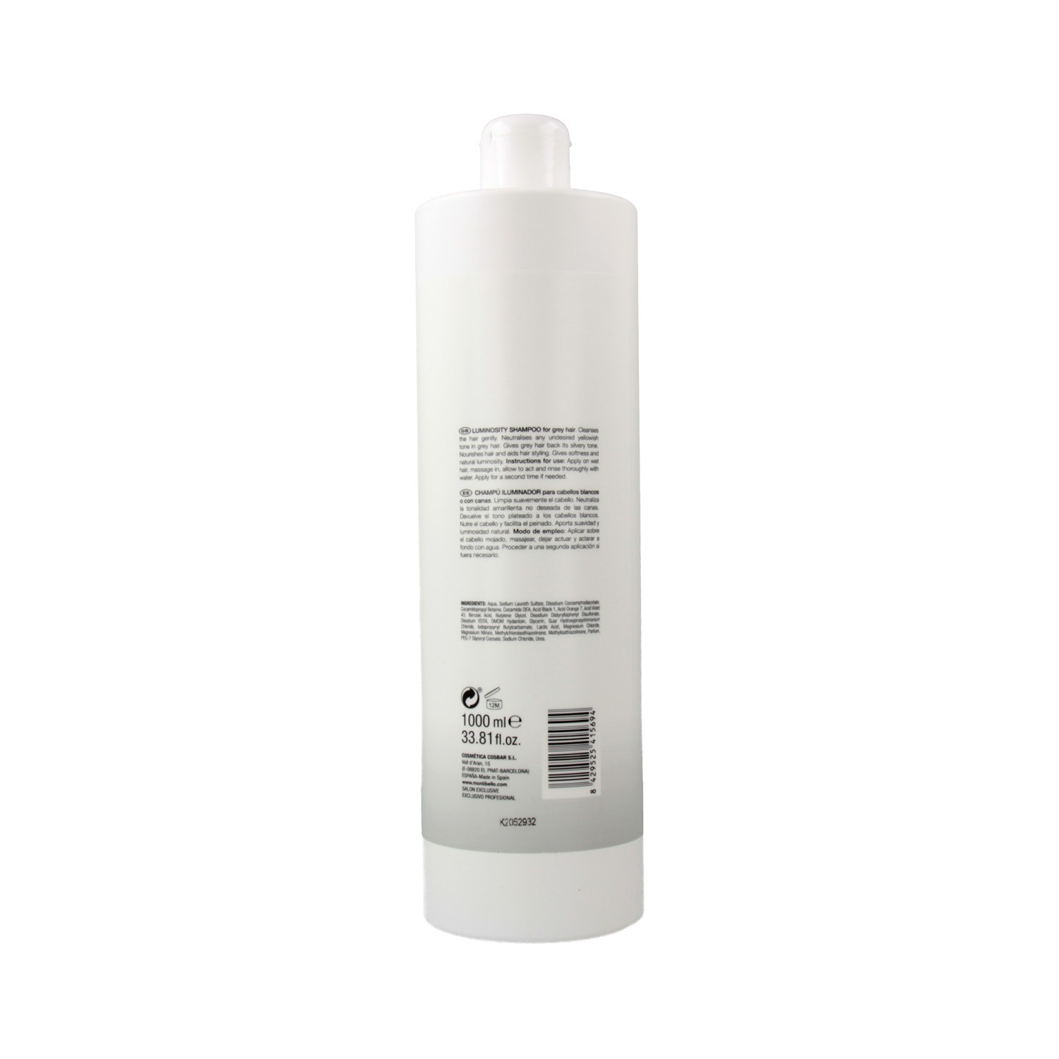 Montibello Platinum Shampooing 1000 ml