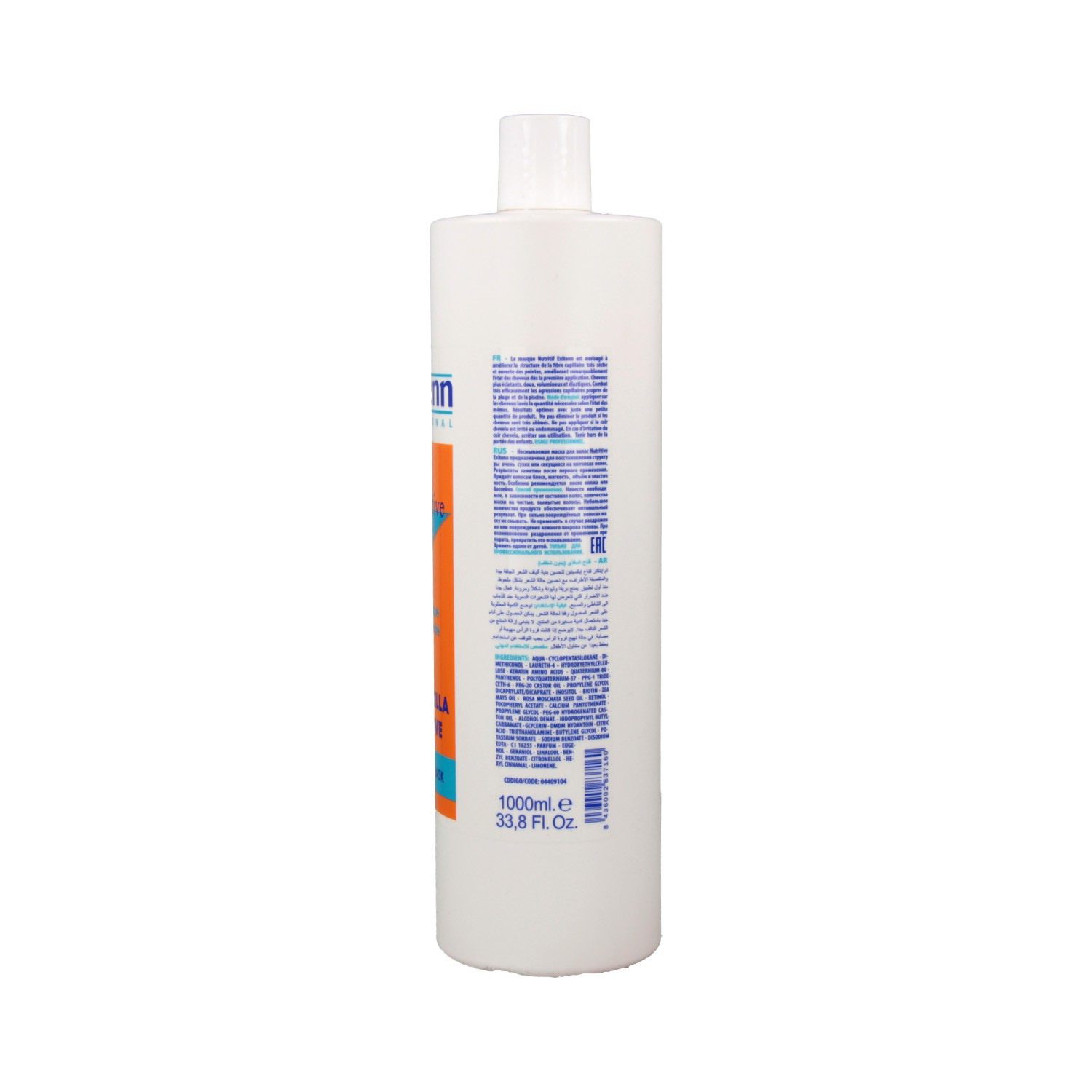 Exitenn Nutritive Sin Aclarado Mascarilla 1000 ml