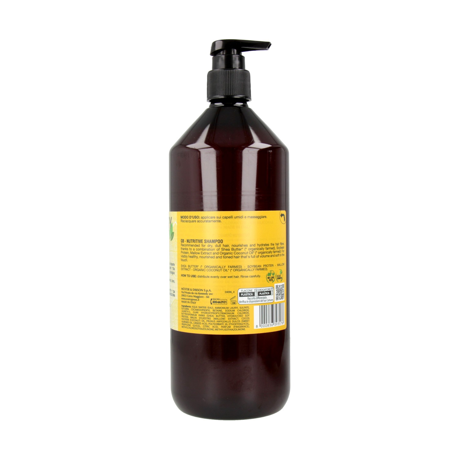 Dikson Everygreen Cabelo Seco Nutritivo Xampú 1000 ml