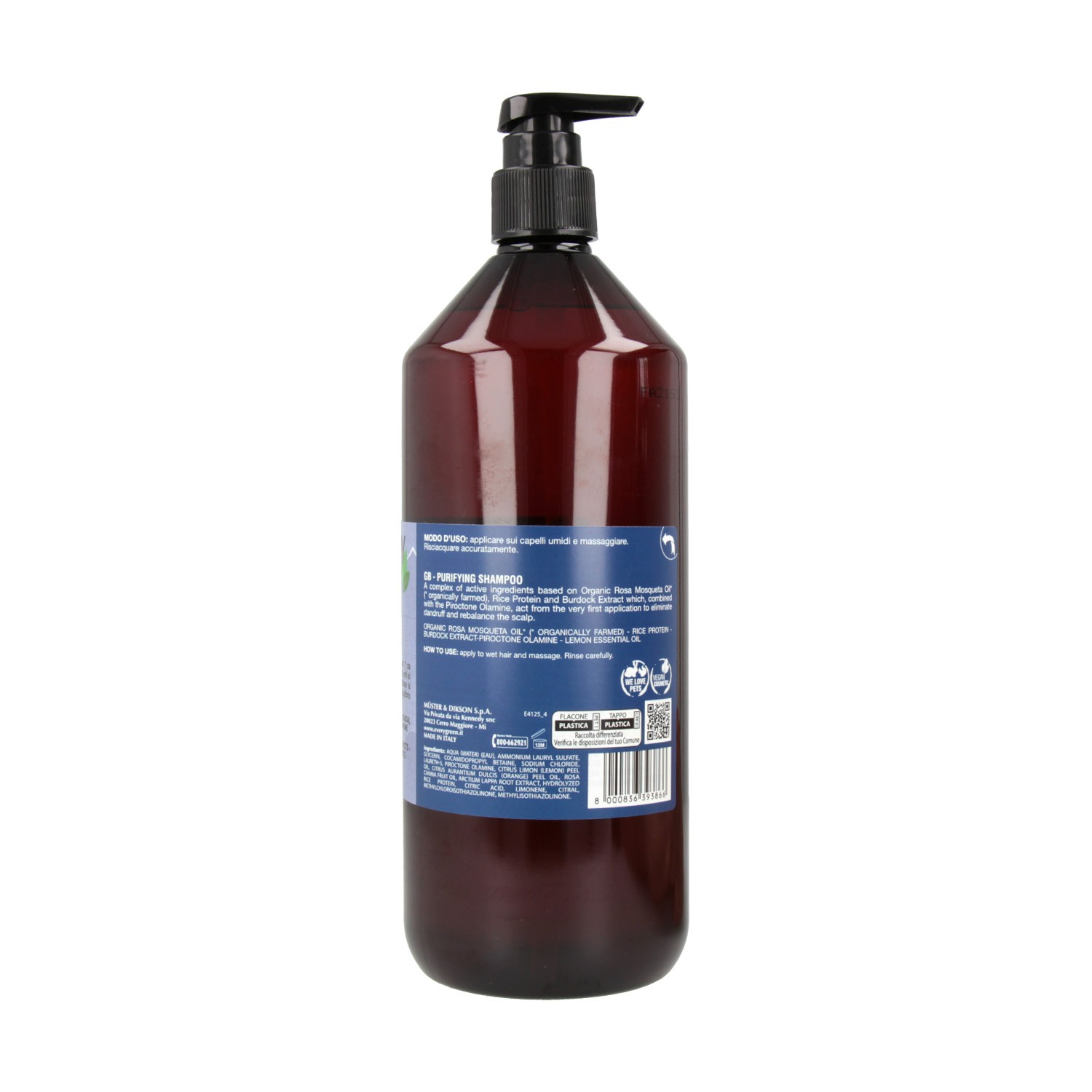 Dikson Everygreen Anti Dandruff Purifying Shampooing 1000 ml