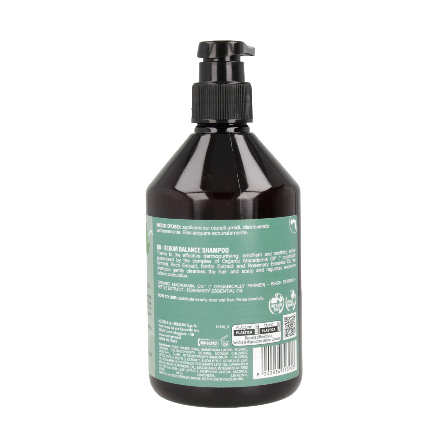 Dikson Every Green Rebalancing Shampoo 500 ml