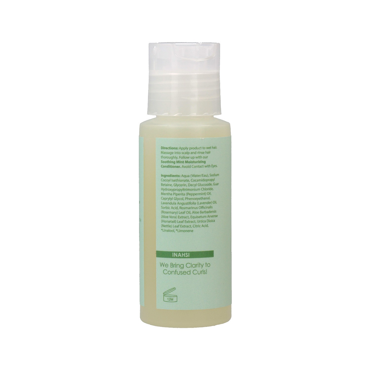 Inahsi Apaisant Menthe Shampooing Nettoyant Doux 57 gr