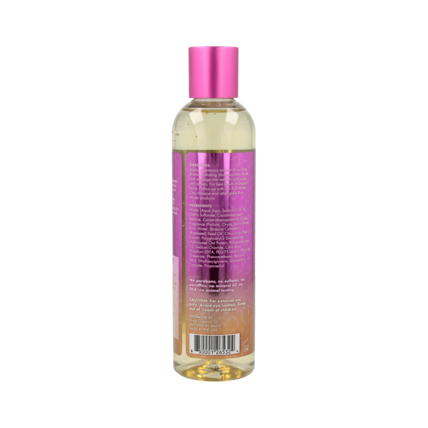 Mielle Shampooing hydratant à l'eau de riz 227 gr