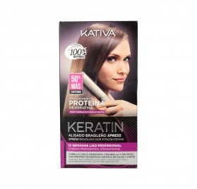 Kativa Keratin Raddizzatura Brasiliano Express Kit 150 ml