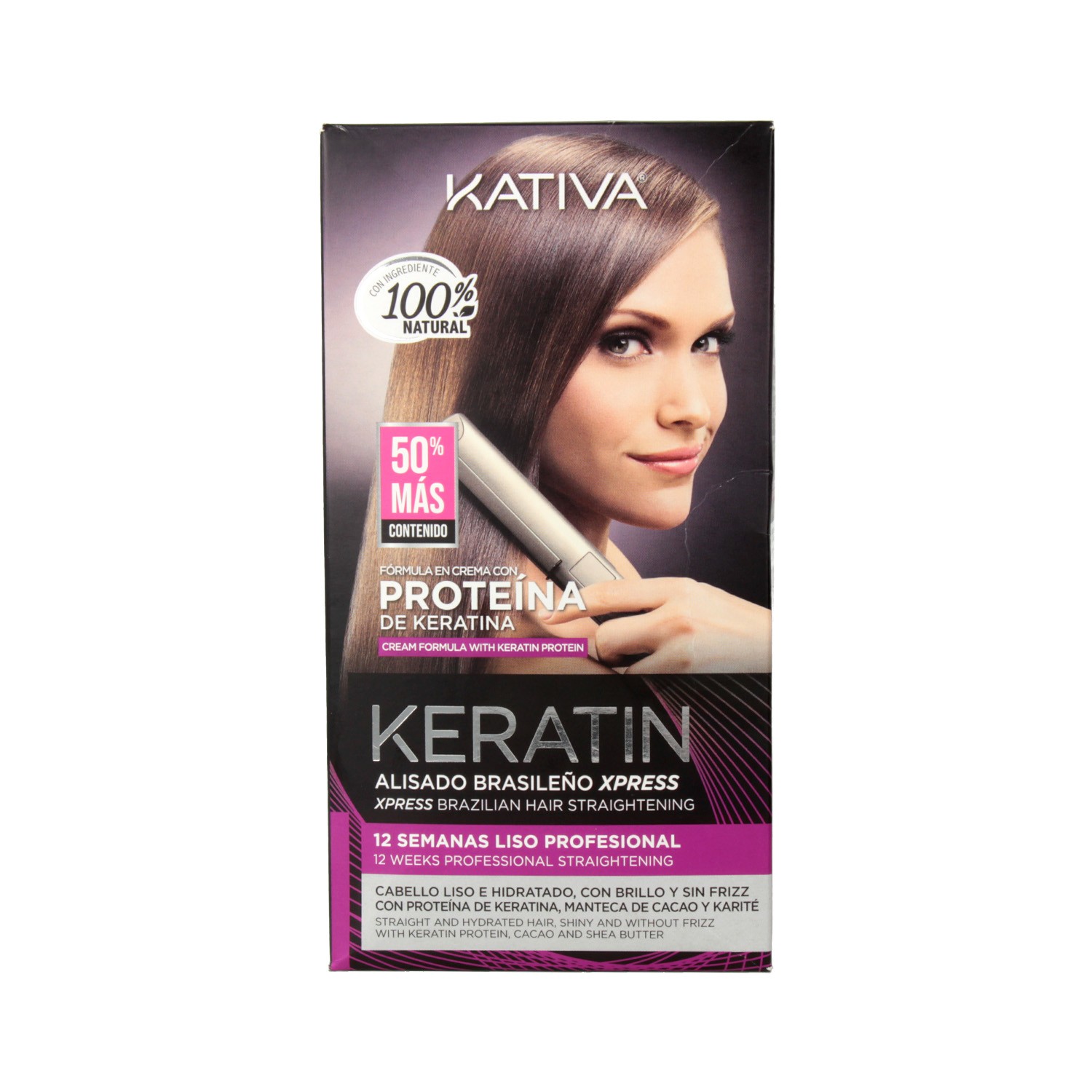 Kativa Keratin Alisado Brasileño Express Kit 150 ml