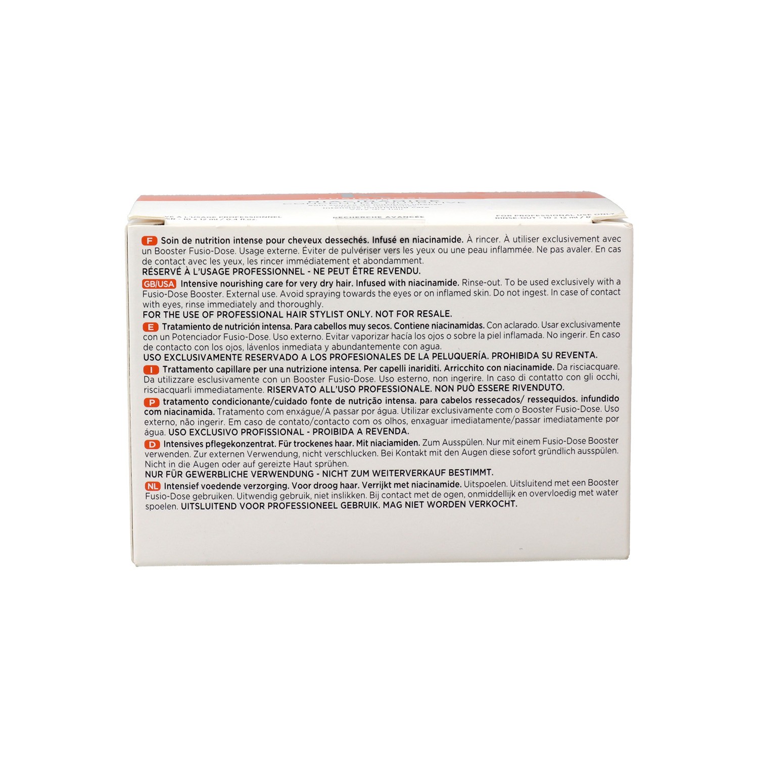 Kerastase Fusio Dose Niacinamide Nutritive Concentrado 10 X 12 ml