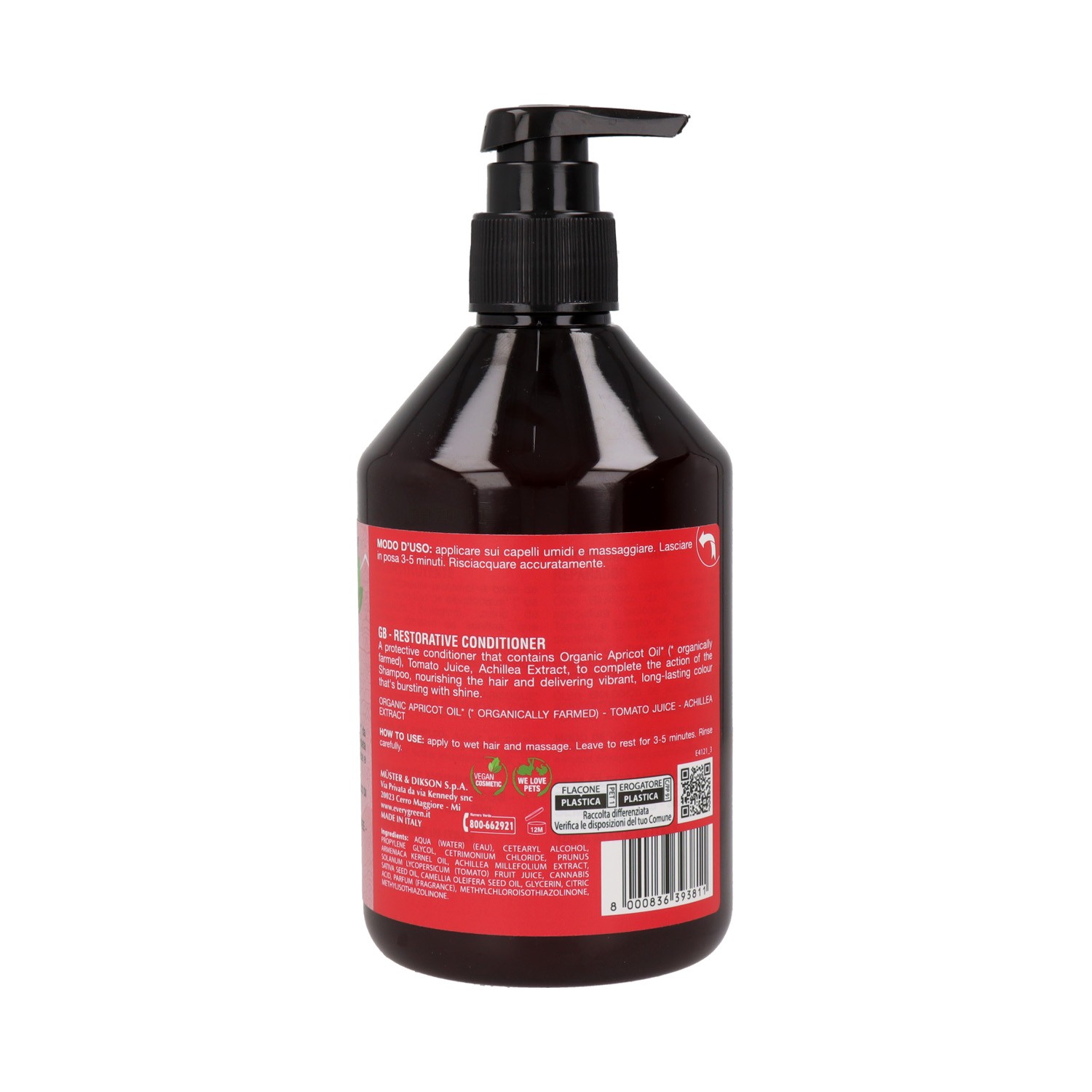 Dikson Everygreen Capelli Tinto Condizionatore 500 ml