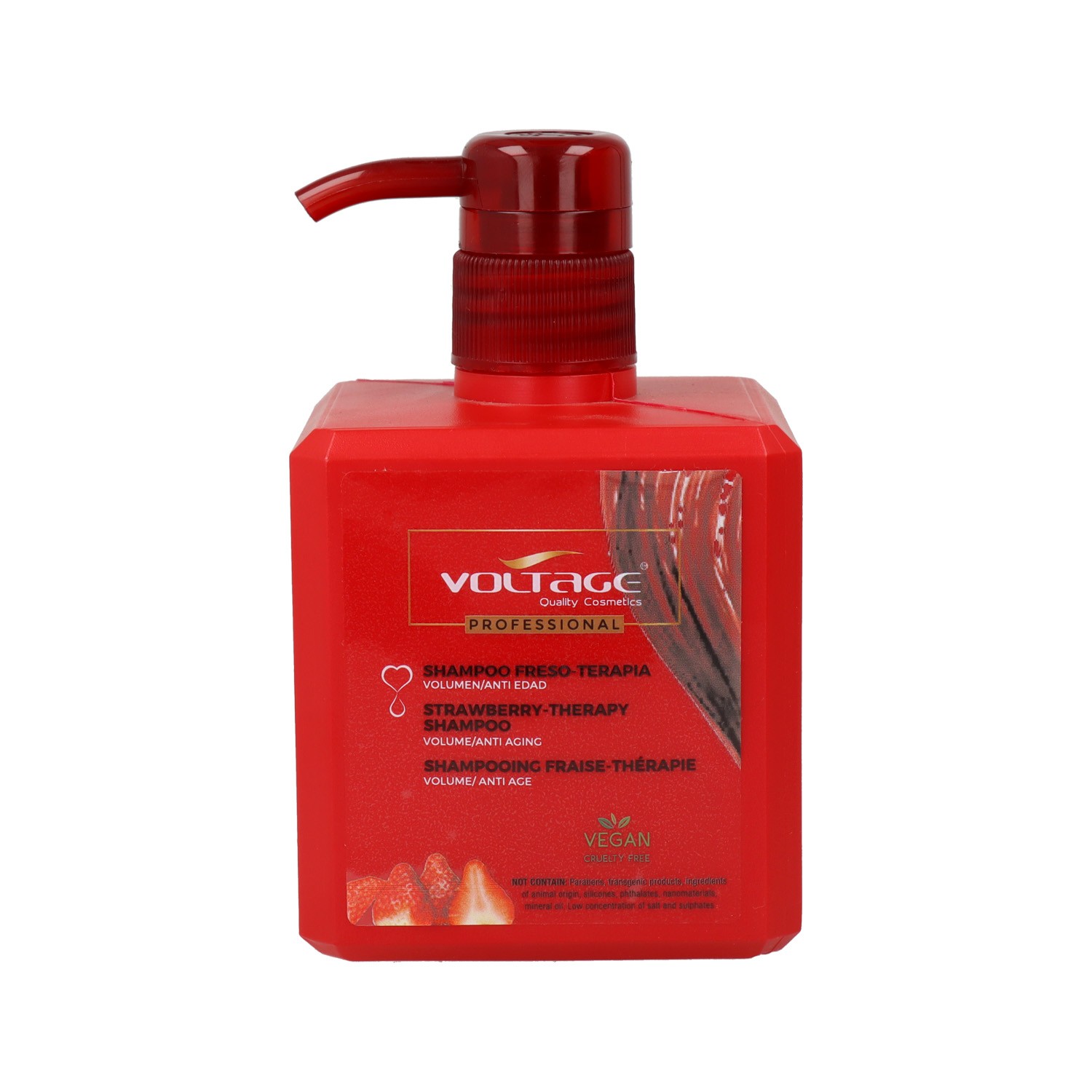 Voltage Anti Age Fresa Champú 500 ml