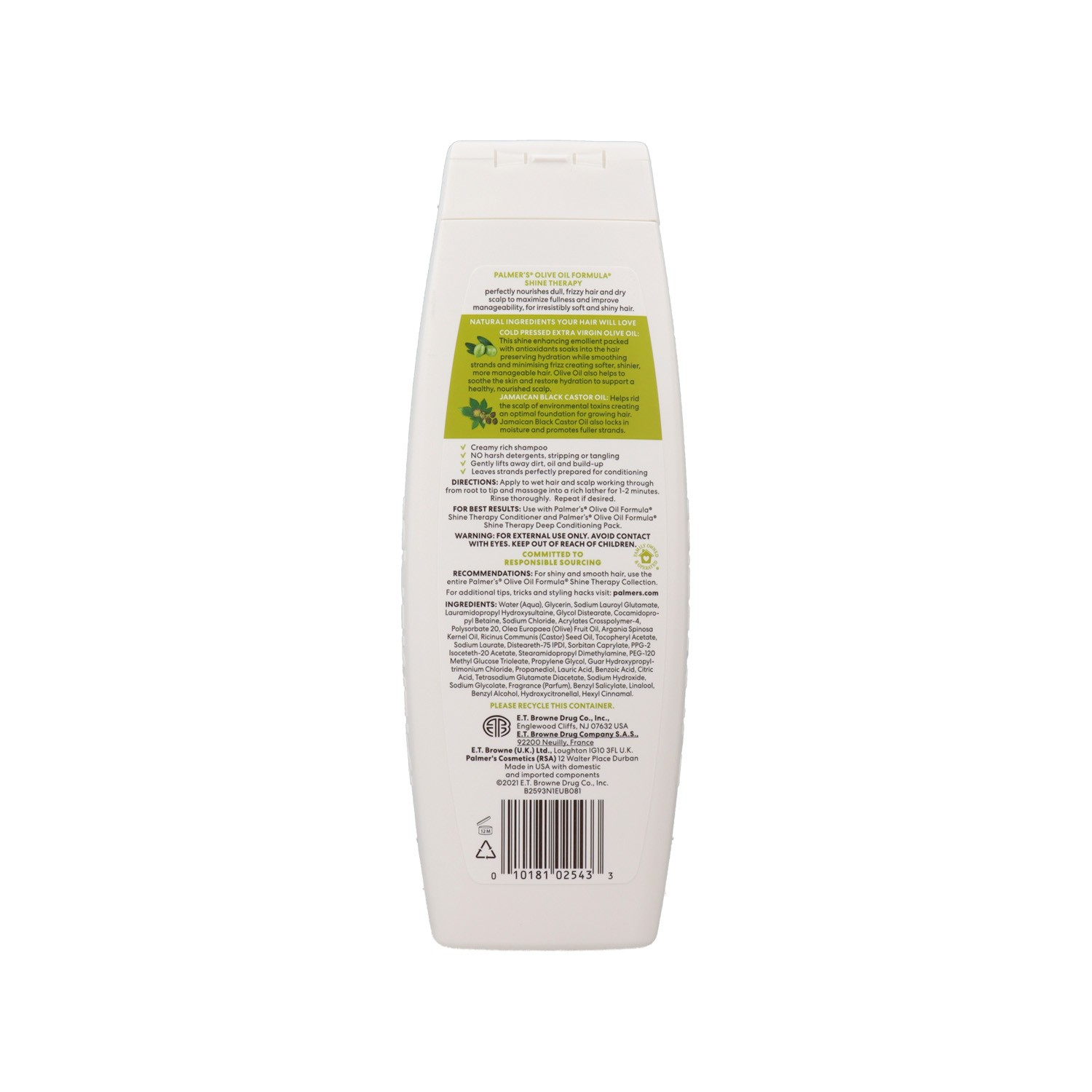 Palmers Olive Oil Smoothing Shampoo 400 ml