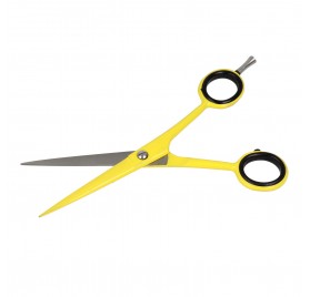 Tesoura Profissional Zenish Neon Amarelo 6"