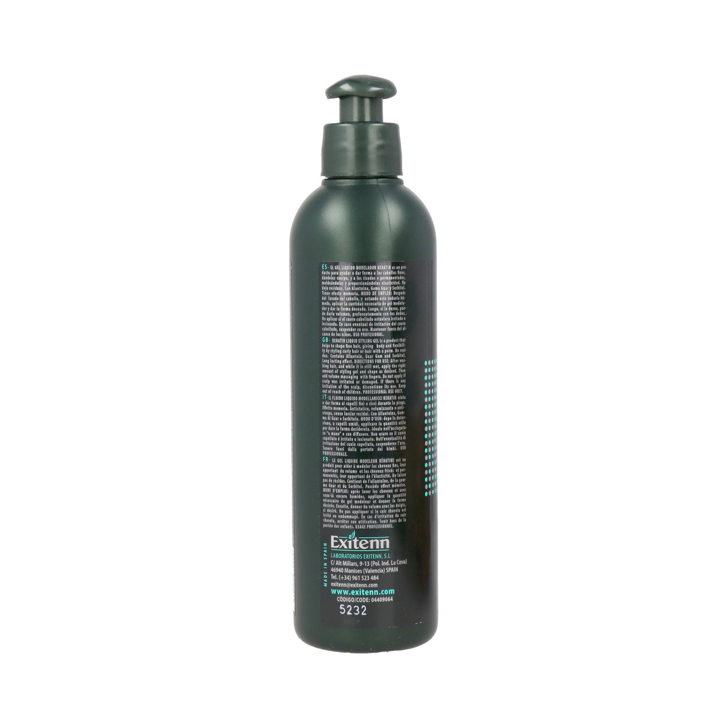 Exitenn Gel Liquidee Modélisation Keratin 250 Ml