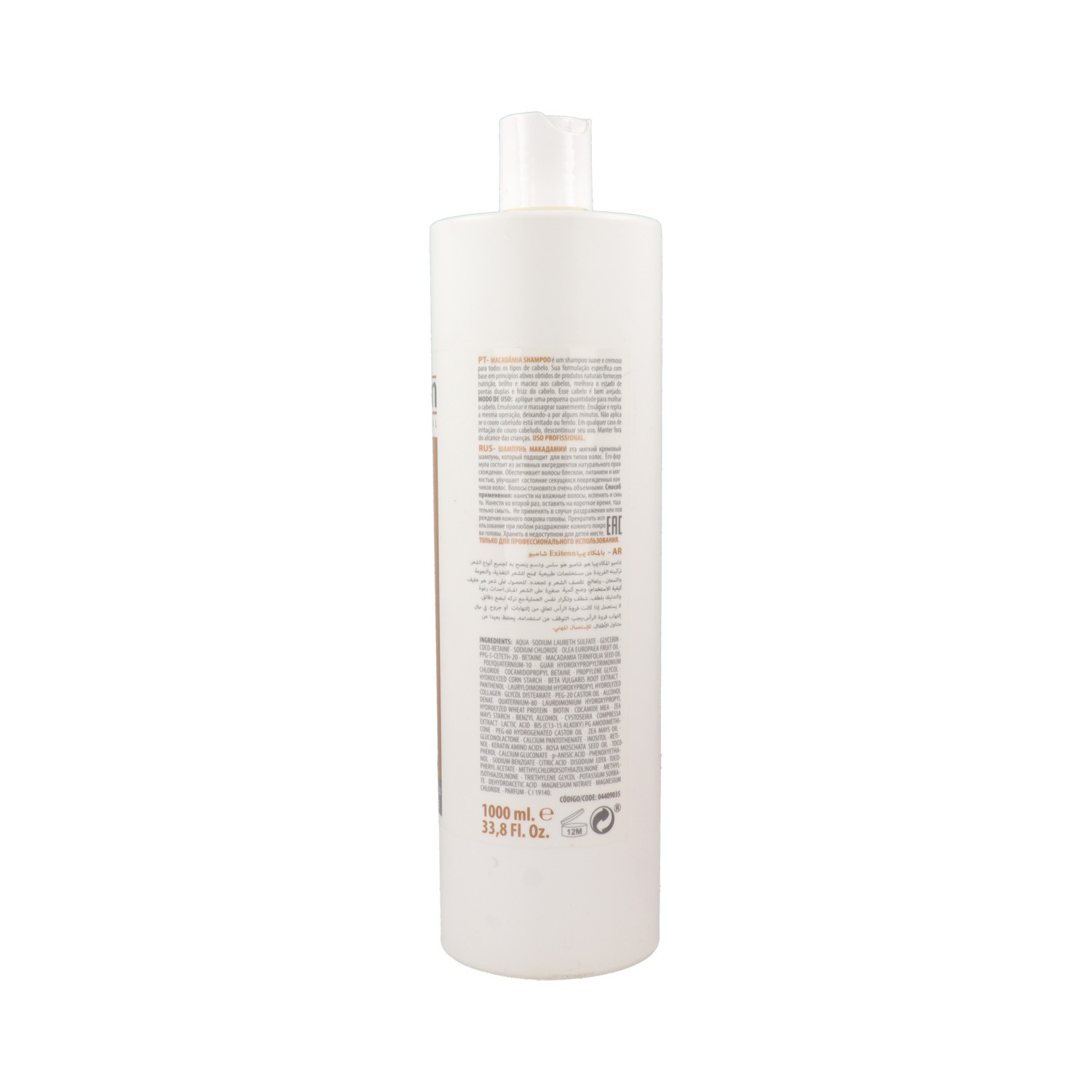 Exitenn Macadamia Shampoo 1000 ml