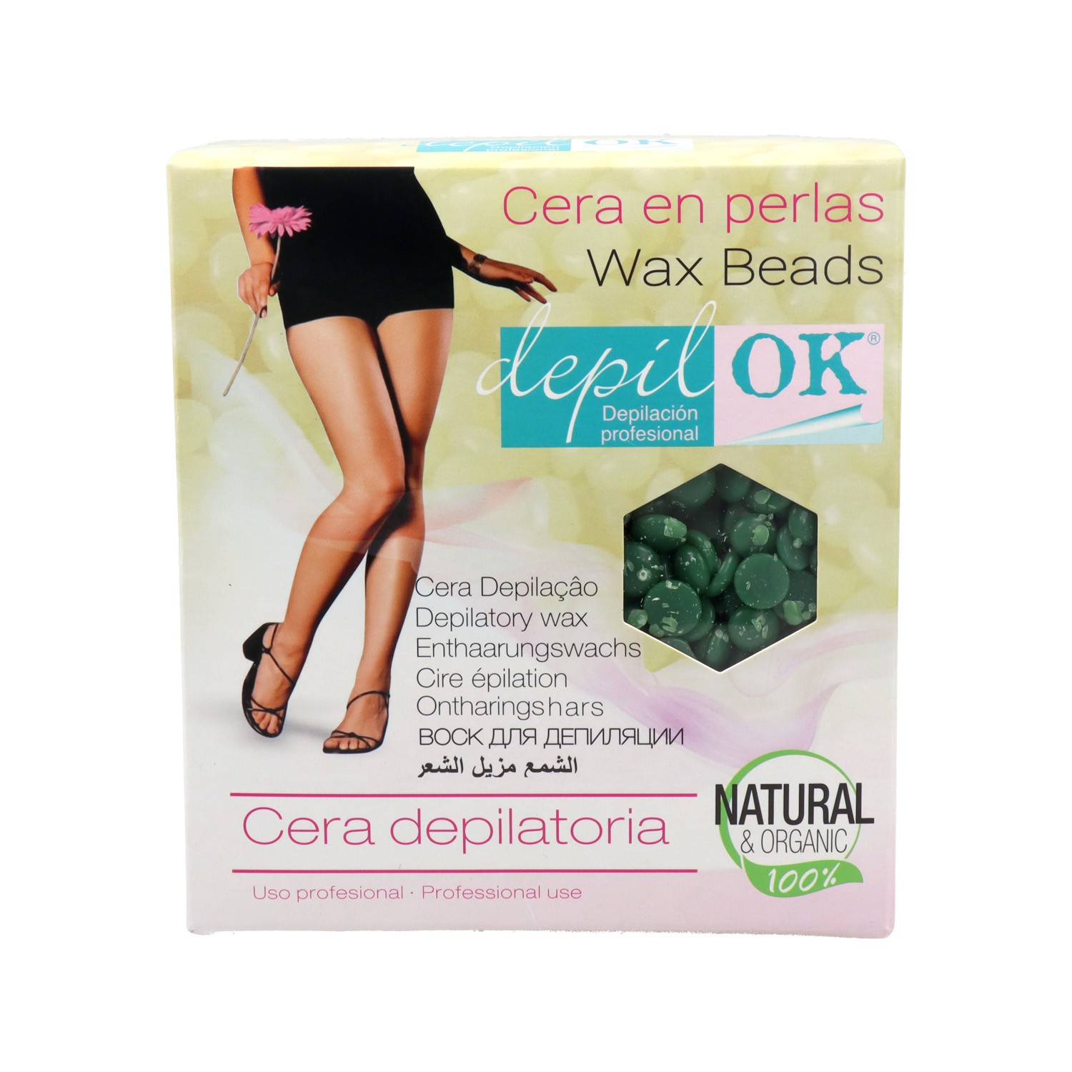 Depil Ok Cera En Perlas Menta 1000 gr Depil Ok Cera En Perlas Menta 1000 gr