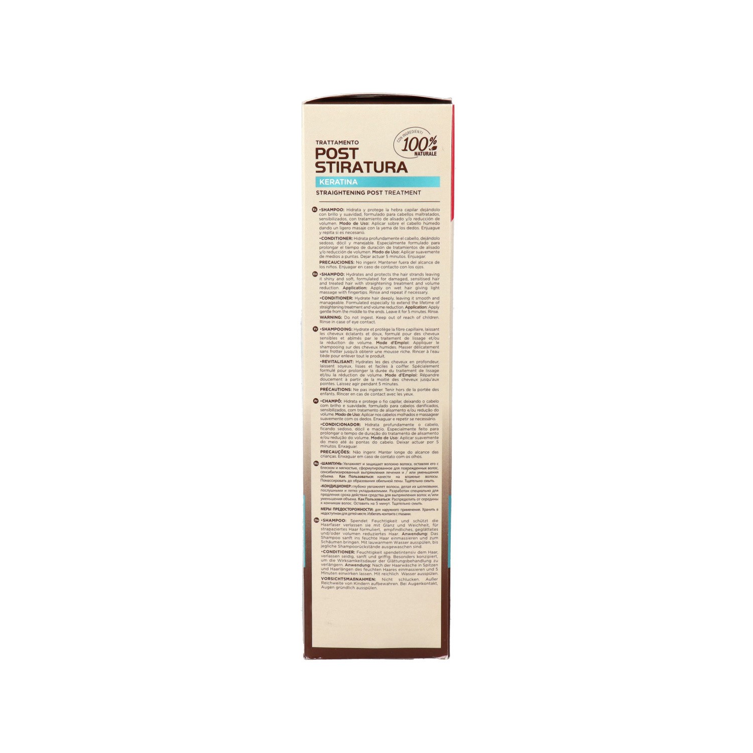 Kativa Post Alisador Keratin Champú + Acondicionador Kit