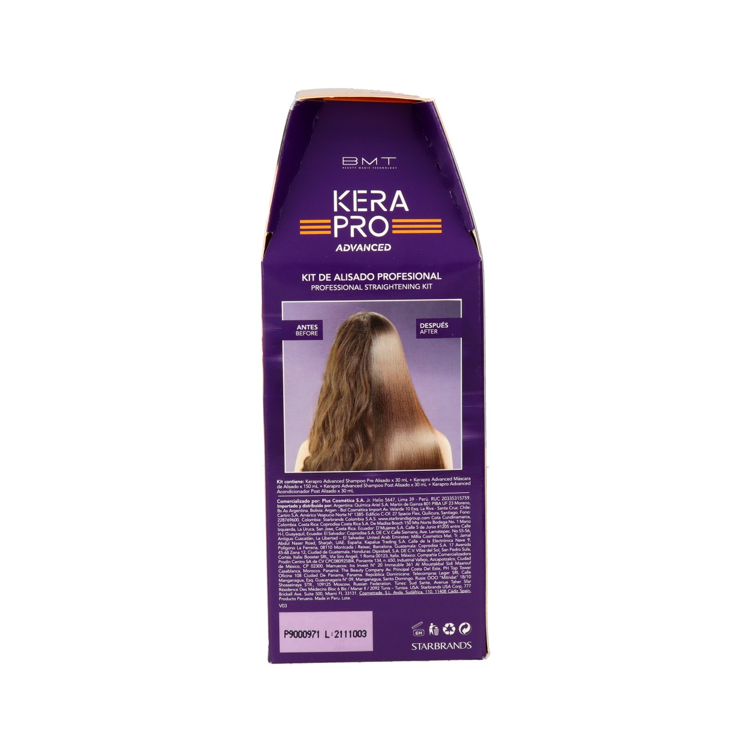 Kativa Bmt Kerapro Advance Straightening kit